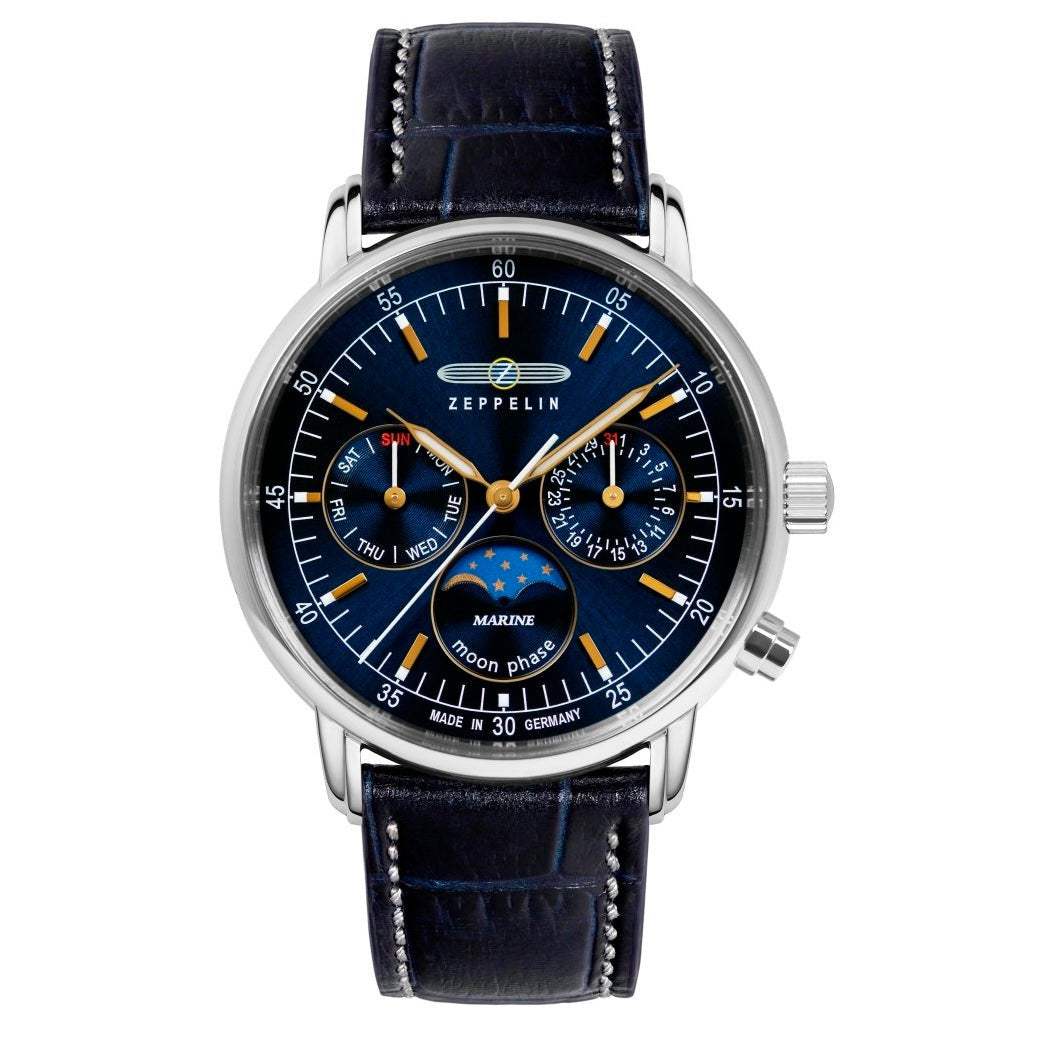 ZEPPELIN Lady LZ 14 Marine Moonphase 86353 Watch image 0