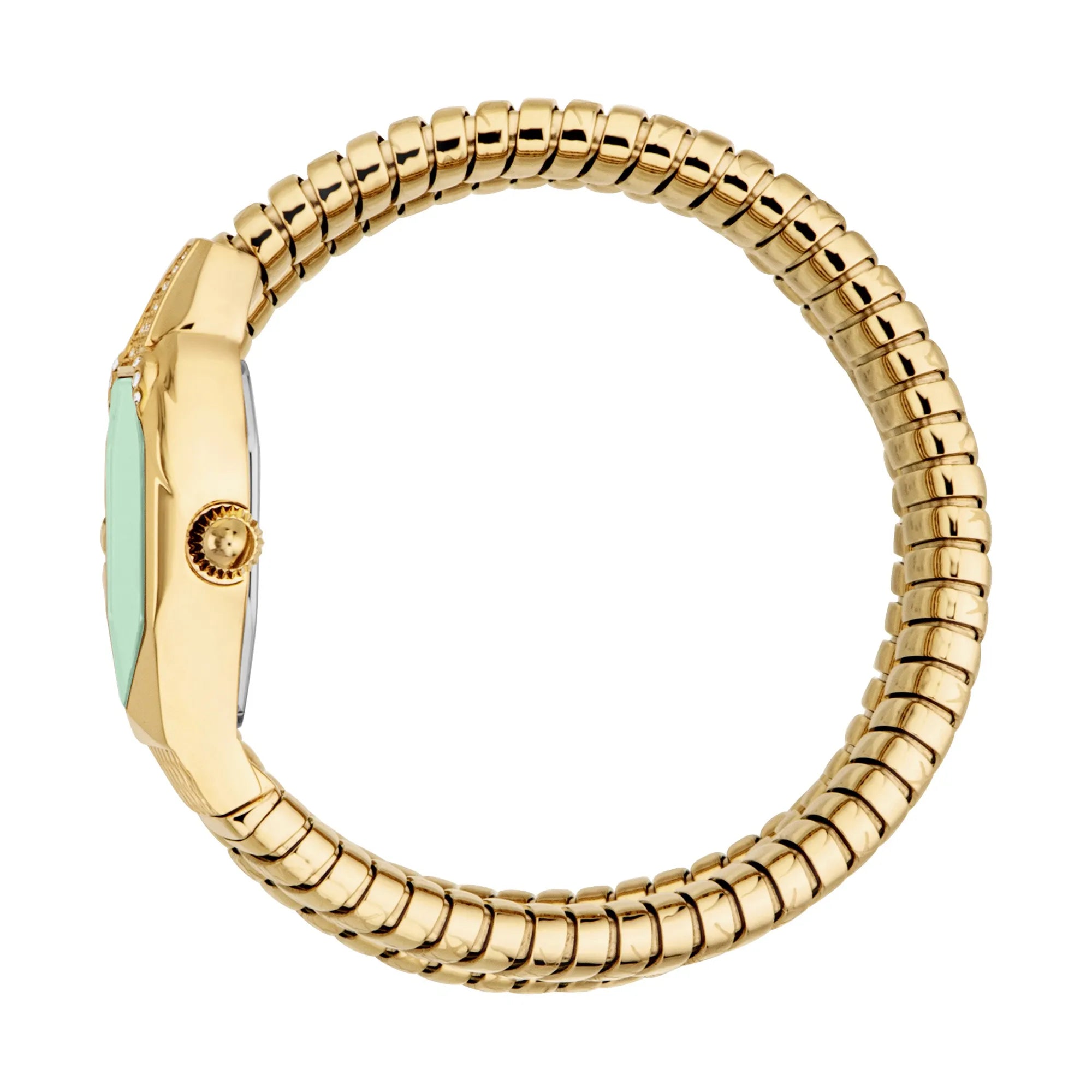 Just Cavalli Signature Snake Ambra Yellow Gold Green image 2