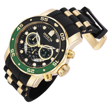 INVICTA Men's Pro Diver Colossus 48mm Chronograph Watch Gold/Green image 1