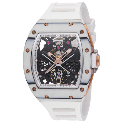 Invicta Men's S1 Rally Archimedes Carbon Fiber 41mm Automatic Watch Gold/White image 0
