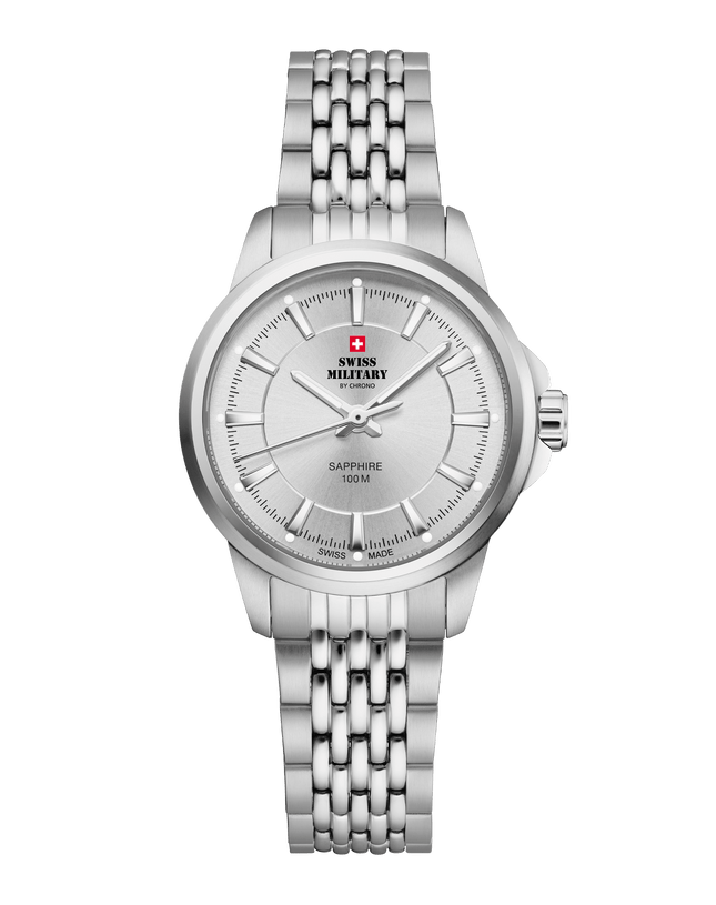 Swiss Military SM34105.02 – Classic Steel Watch for Women image 0