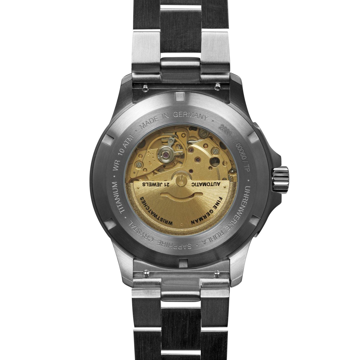 BAUHAUS AVIATION Men’s Titanium Automatic Day Date Watch 2866M4 image 1