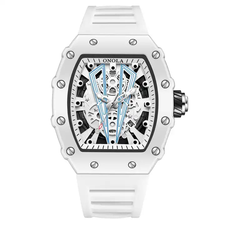 ONOLA Sir V Quartz Watch MILK - White / White image