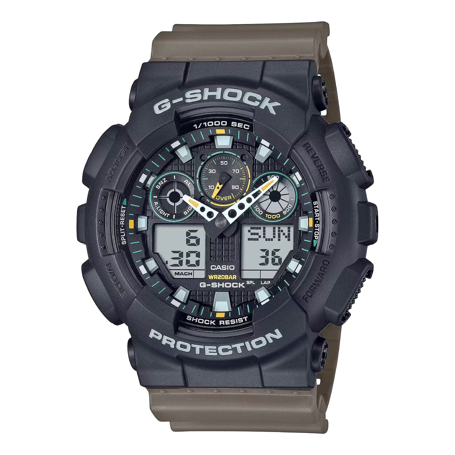 CASIO Men's G-Shock Watch GA-100TU-1A3ER image 0