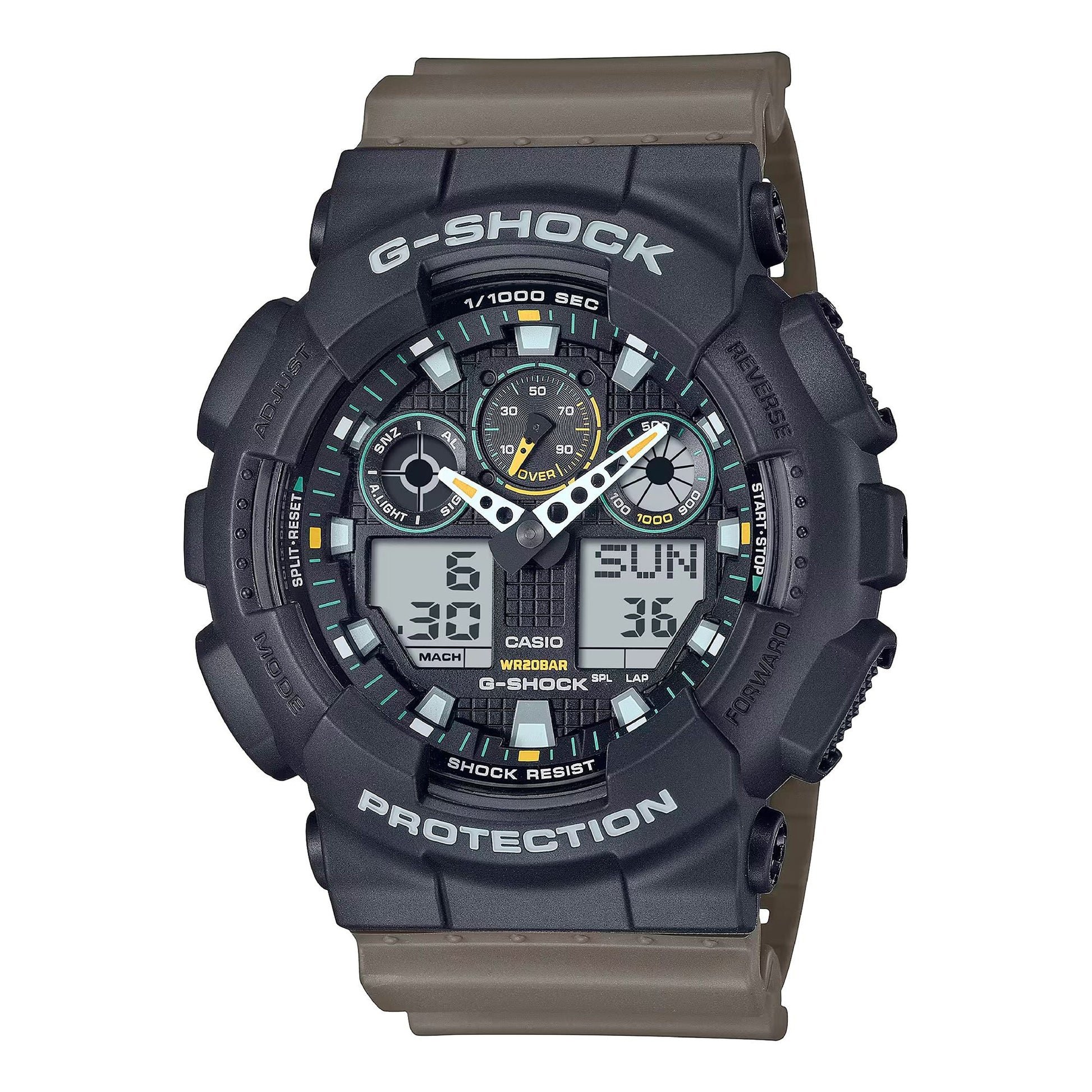 CASIO Men's G-Shock Watch GA-100TU-1A3ER image 0