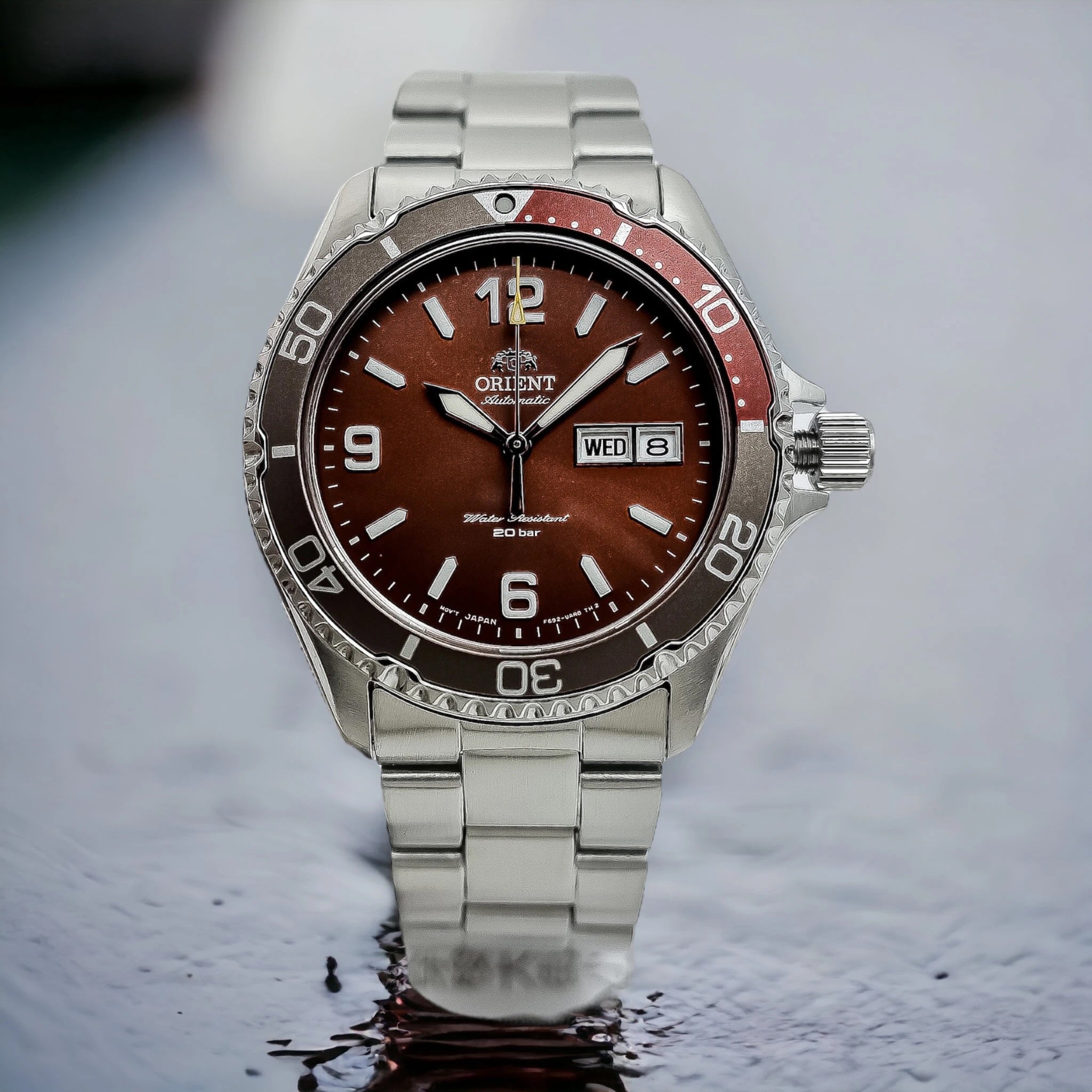 ORIENT Men's Automatic Mako III Kamasu Watch RA-AA0820R19B image 1