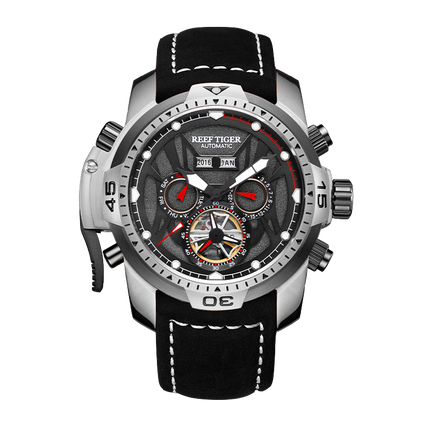 Reef Tiger Men's Aurora Transformers Skeleton Automatic Mechanical Watch image 0