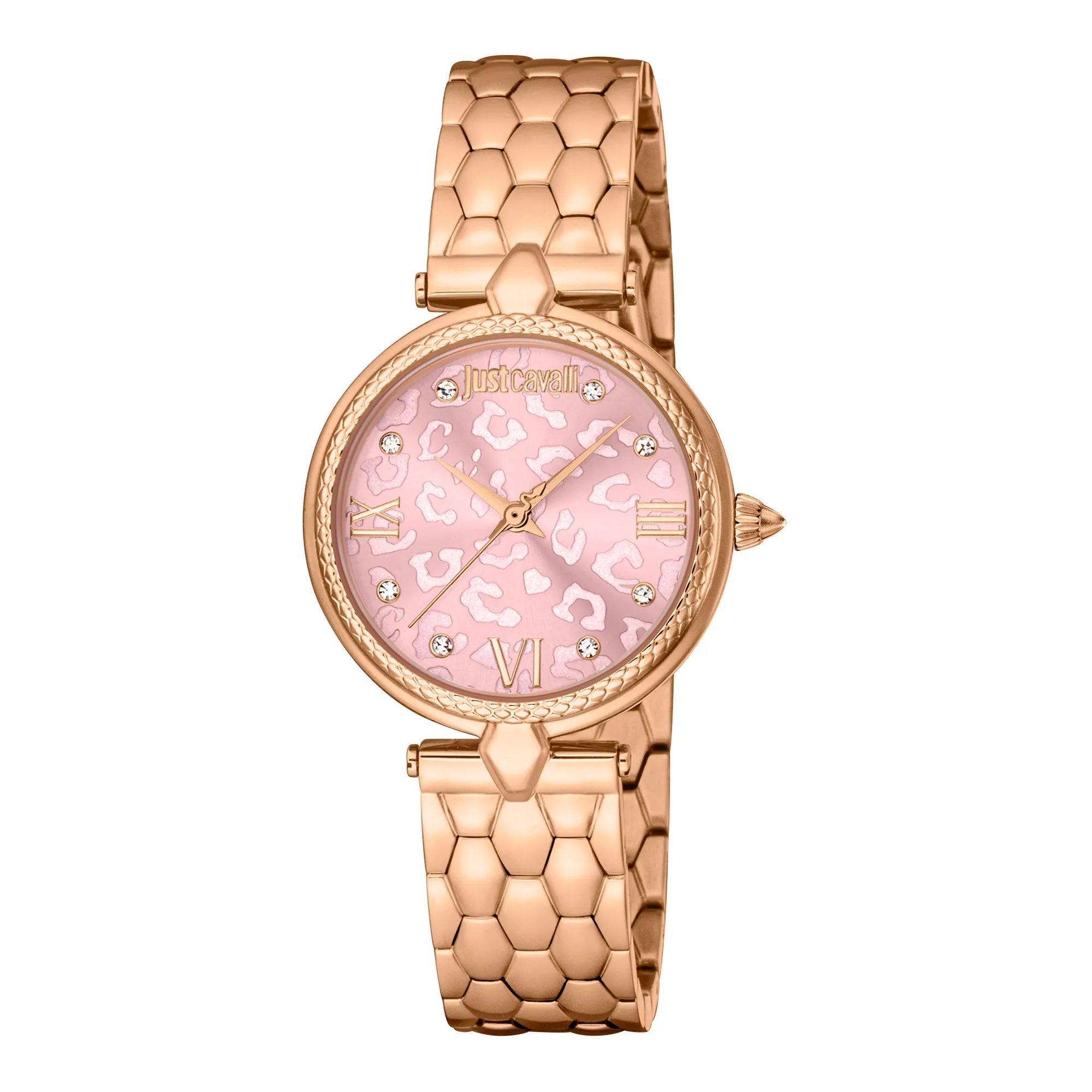 Just Cavalli Glam Chic Donna Leopardo Rose Gold Pink image 0