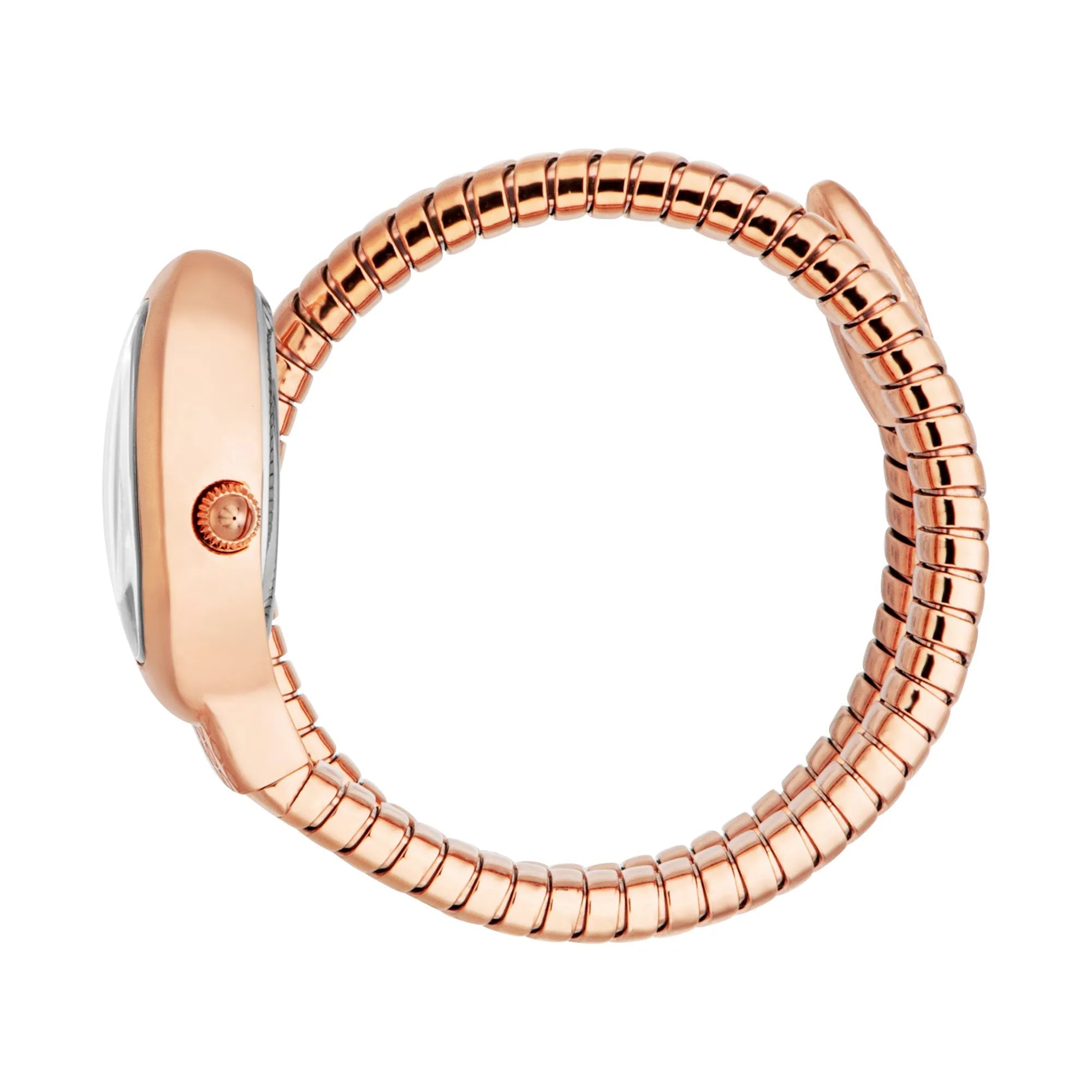 Just Cavalli Signature Snake Eclisse Rose Gold Silver image 2