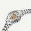 Skeleton Automatic Steel & White Mens Watch image 1