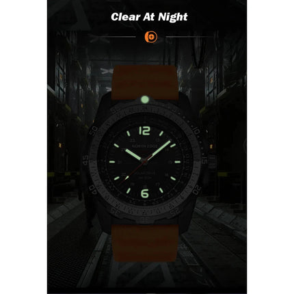 NORTH EDGE Tactical Evoque 2 Solar Drive Watch Orange image 12