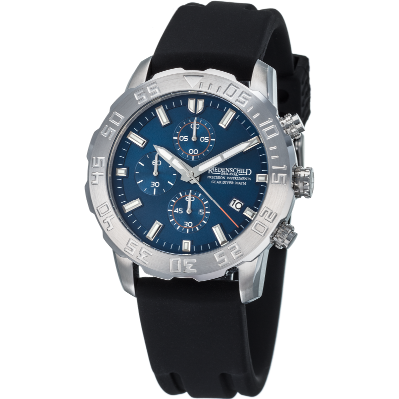 RIEDENSCHILD PRECISION INSTRUMENTS GERMANY Men's Gear Diver Seals Chrono Watch image 0