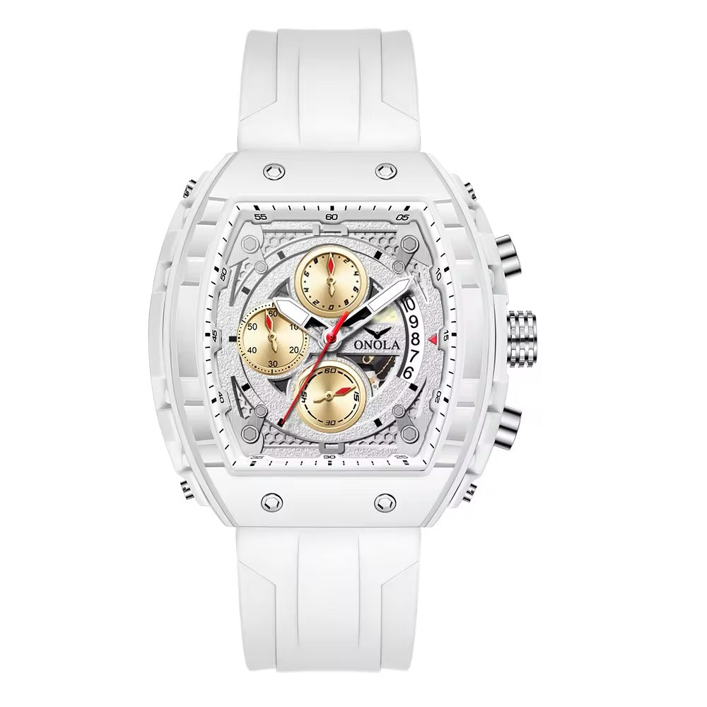 ONOLA Azuri Quartz Chronograph Watch - White image