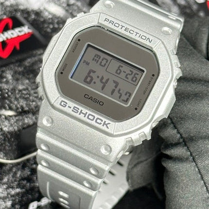 CASIO Men's G-SHOCK Digital Series Watch DW-5600FF-8ER Metallic Silver image 4