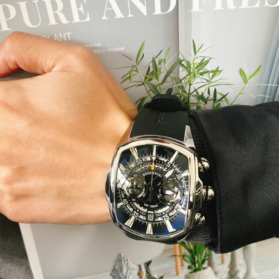 Reef Tiger Aurora Tank VK Chronograph Sport Watch image 2