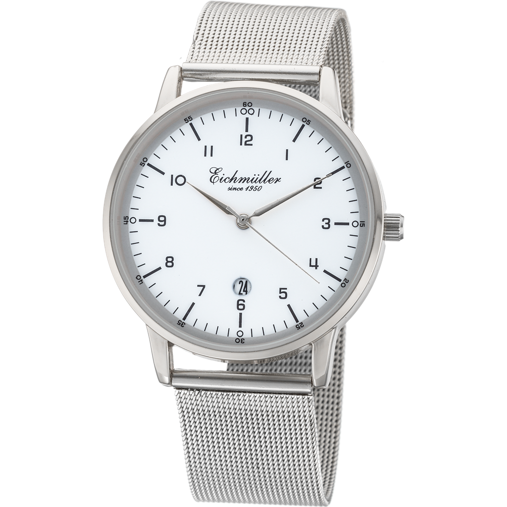 EICHMULLER since 1950 Classic Date Milanese Silver/White Watch image 0