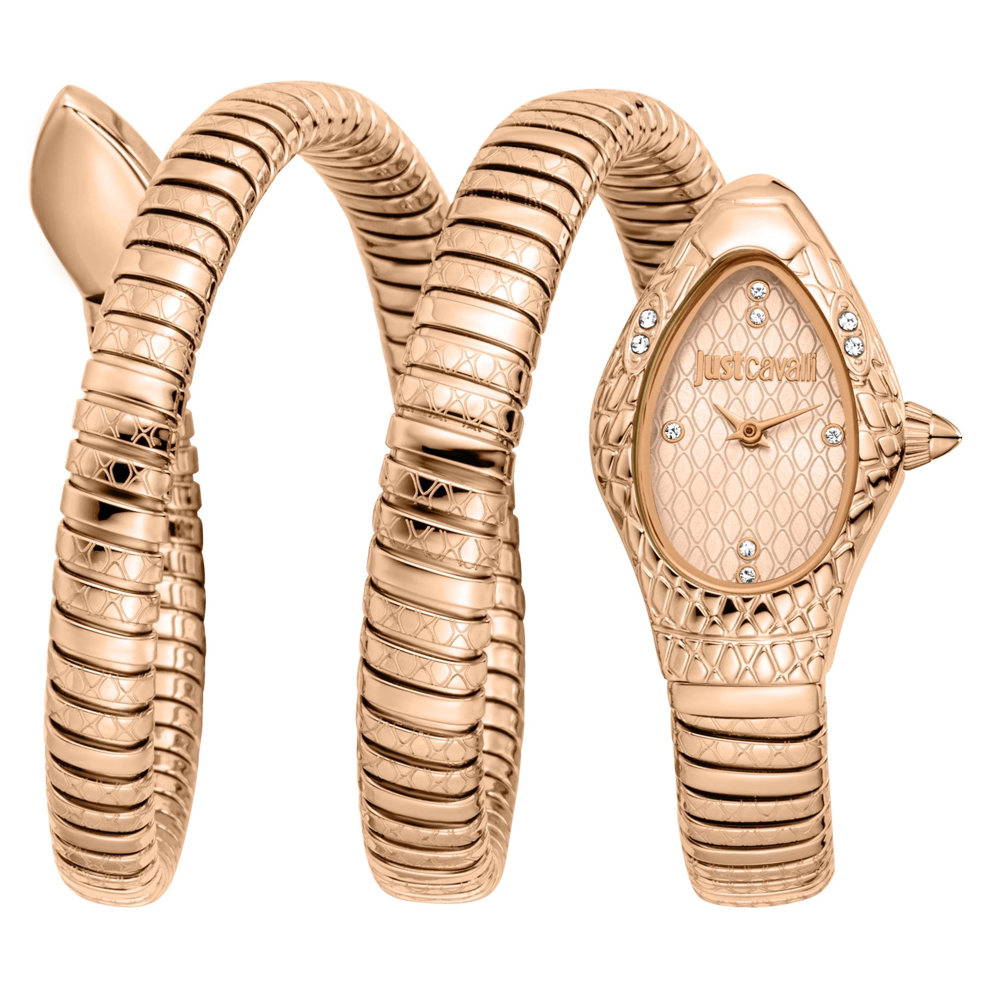Just Cavalli Signature Snake Aurela Rose Gold image 0
