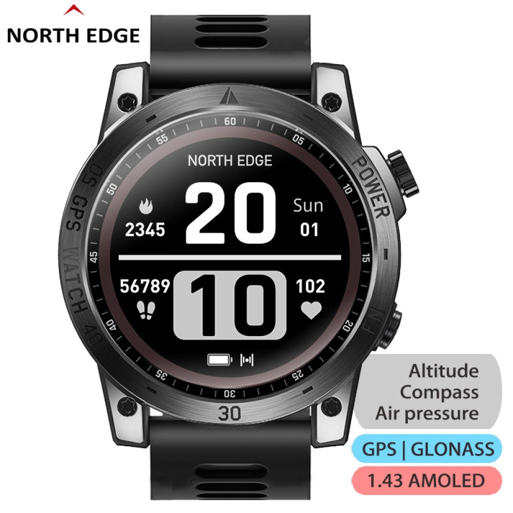 NORTH EDGE Tactical Cross Fit 3 GPS Smart Watch