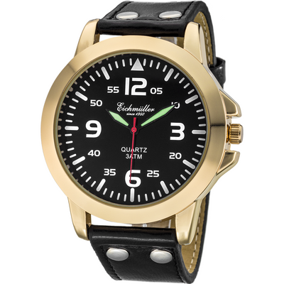 EICHMULLER since 1950 Men's 47mm Eichmüller Watch Gold/Black image 0