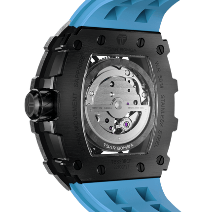 TSAR BOMBA Elemental-Carbon Fiber Automatic Watch TB8208CF