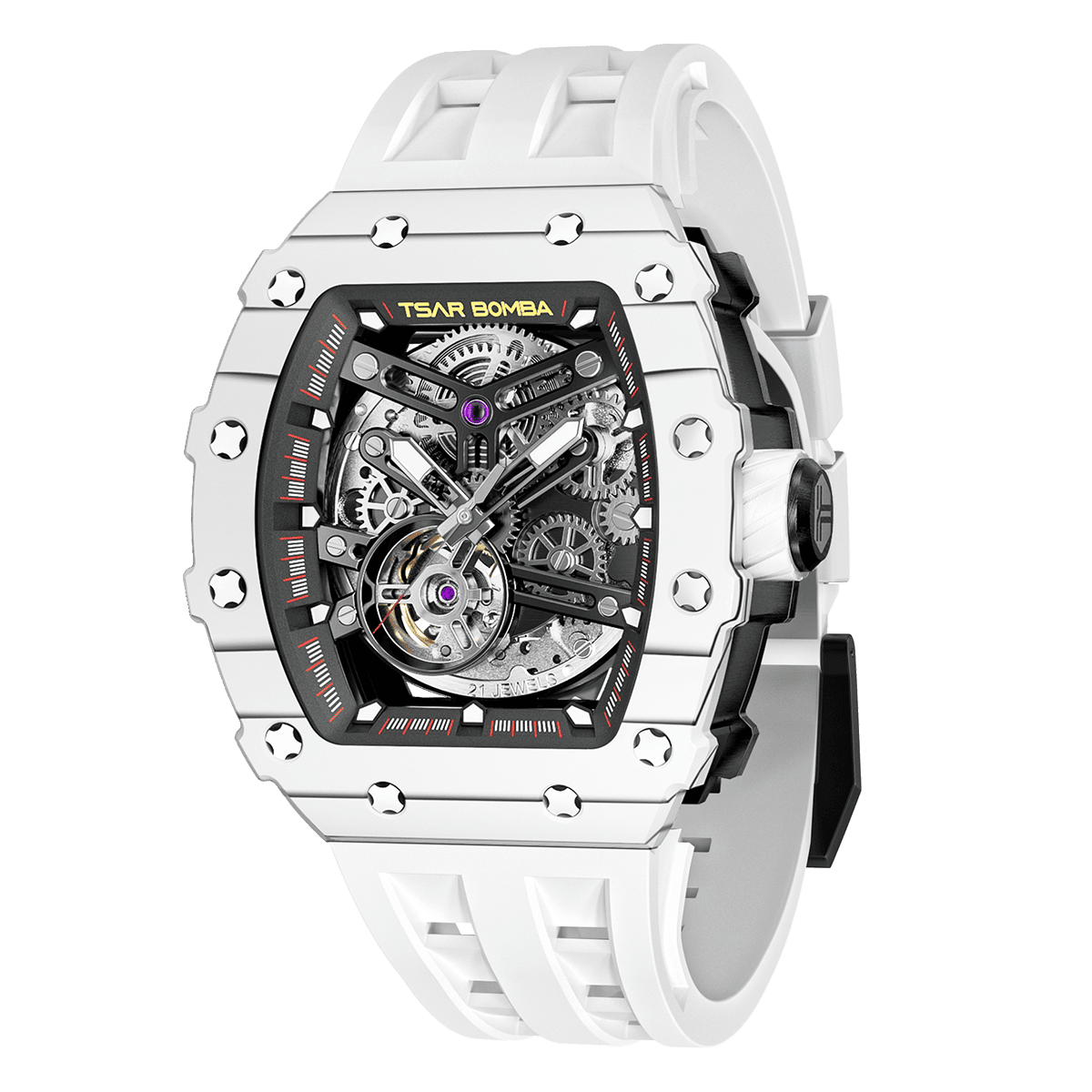 TSAR BOMBA Elemental-Carbon Fiber Automatic Watch TB8208CF