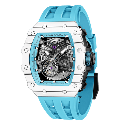 TSAR BOMBA Elemental-Carbon Fiber Automatic Watch TB8208CF
