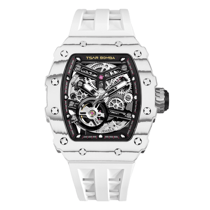 TSAR BOMBA Elemental-Carbon Fiber Automatic Watch TB8208CF