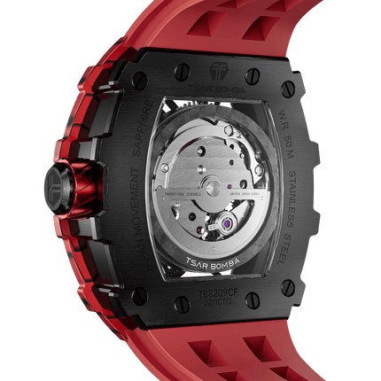 TSAR BOMBA Elemental-Carbon Fiber Automatic Watch TB8209CF