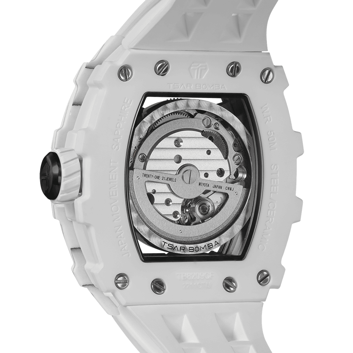 TSAR BOMBA Elemental-Carbon Fiber Automatic Watch TB8209CF