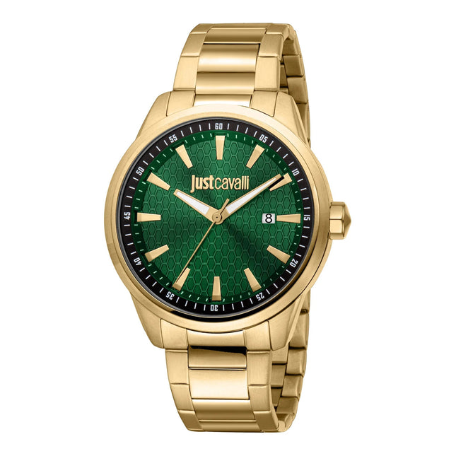 Just Cavalli Yellow Gold Bottle Green Black image 0