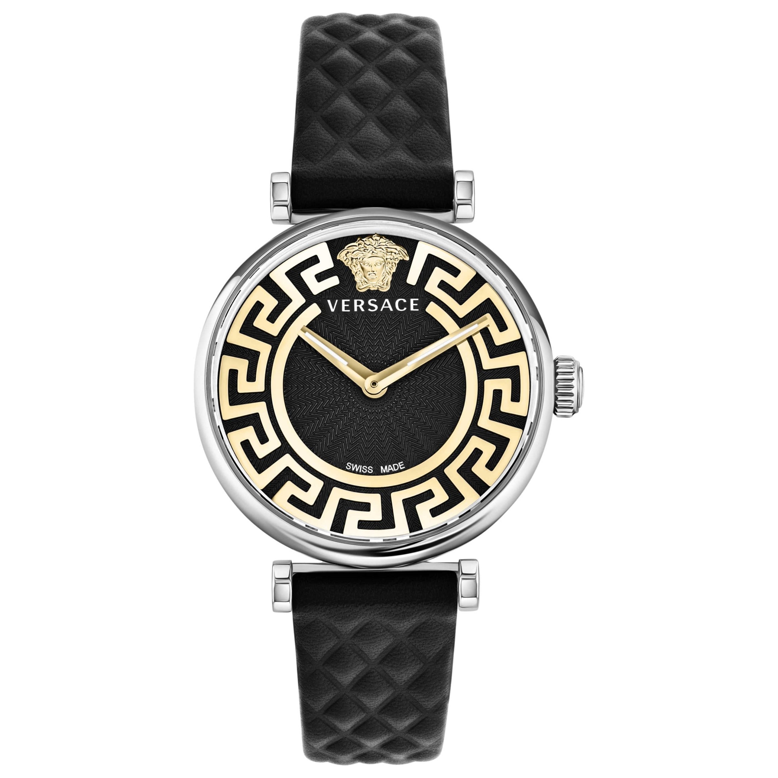 Versace Women's Guilloché Watch Lady 35mm Black VE1CA0123 image 0