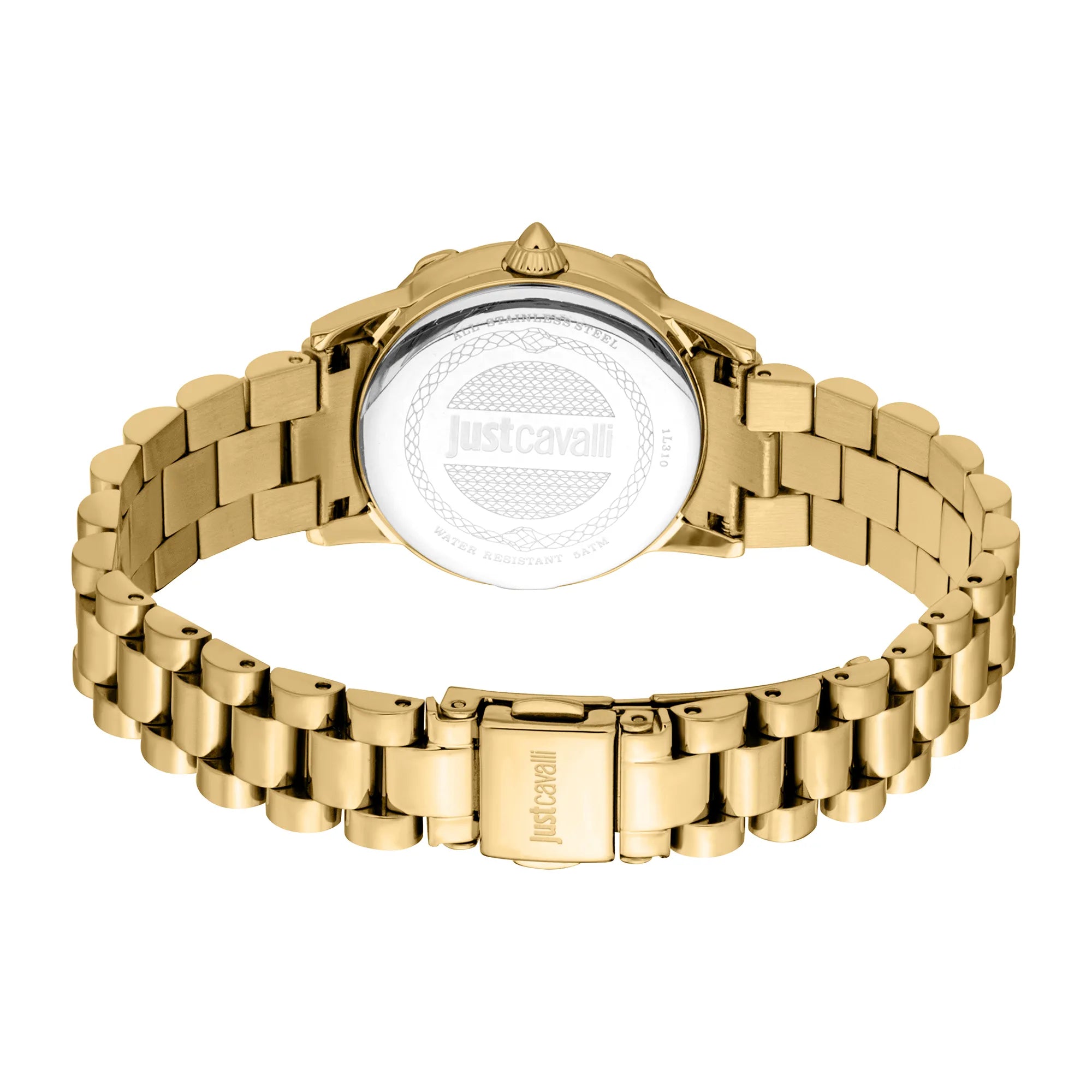 Just Cavalli Animalier Fiorenza Snake Yellow Gold MOP image 1