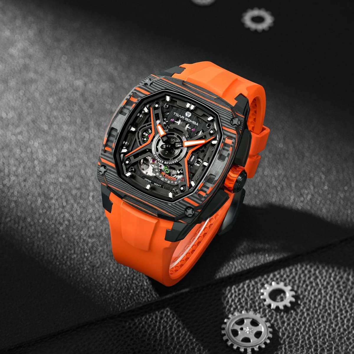 TSAR BOMBA Dark Matter 5 Carbon Fiber -Automatic Watch
