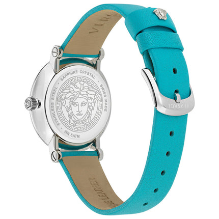 Versace Women's Greca Flourish 35mm Blue Quartz Watch image 2