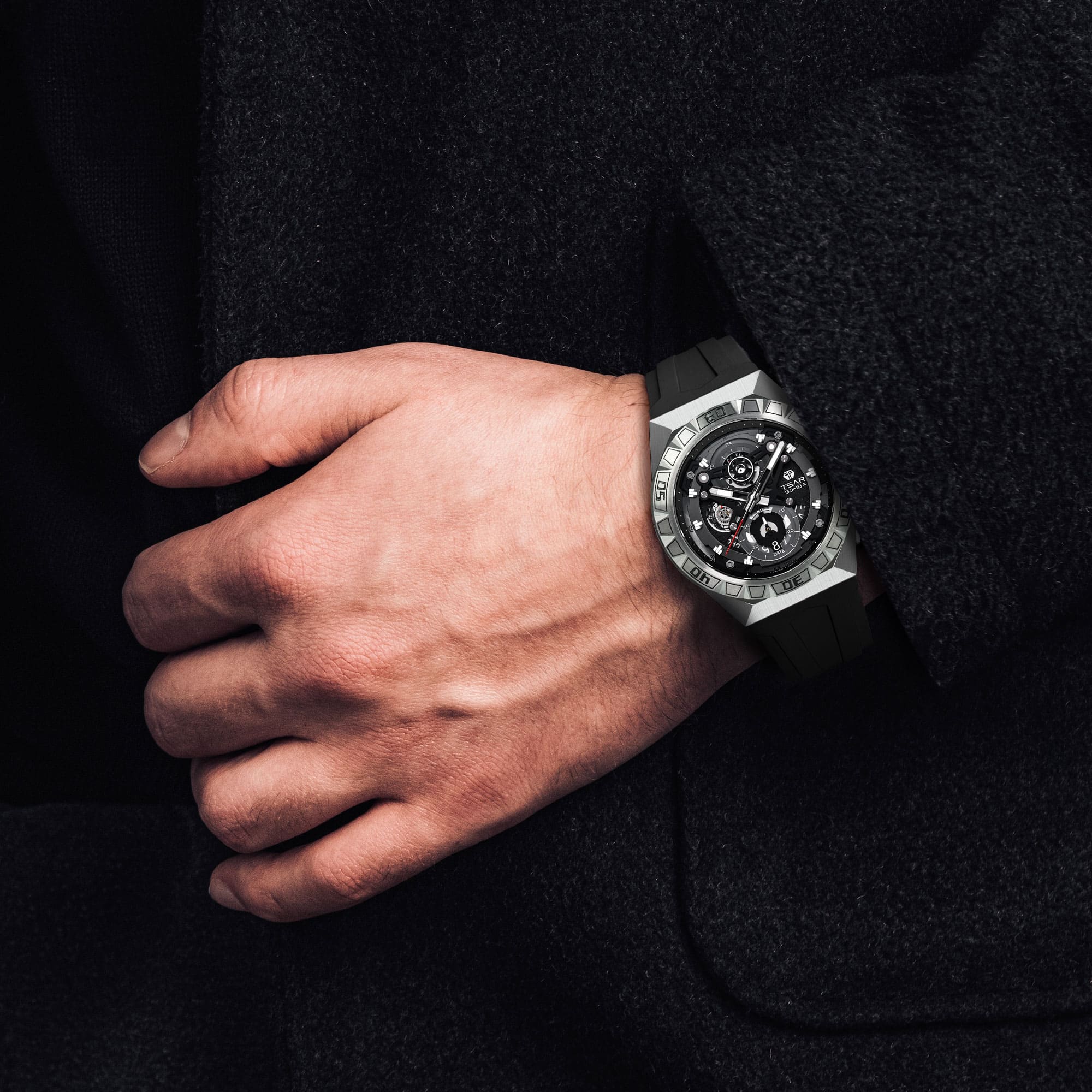 TSAR BOMBA Elemental Series-Quartz Watch TB8806Q