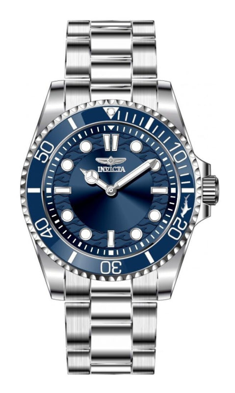 INVICTA Men's Pro Diver 43mm Watch Silver/Blue image 1