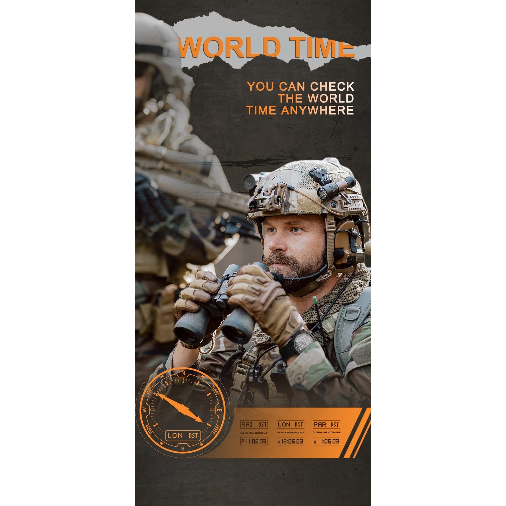 NORTH EDGE Tactical Evoque Solar Powered Watch image 8