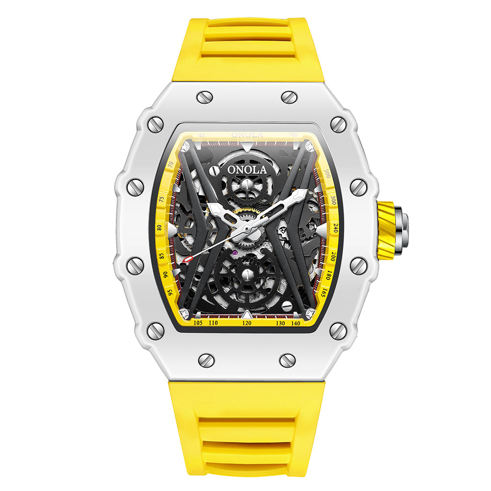 ONOLA Rhythm Automatic Mechanical Watch MILK image 7