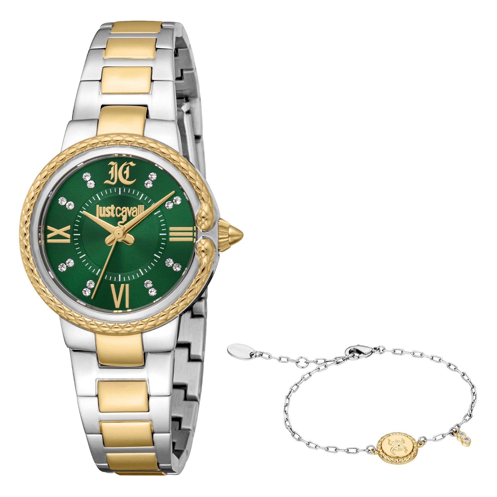 Just Cavalli SET Primavera Snake Two Tones YG Green image 0