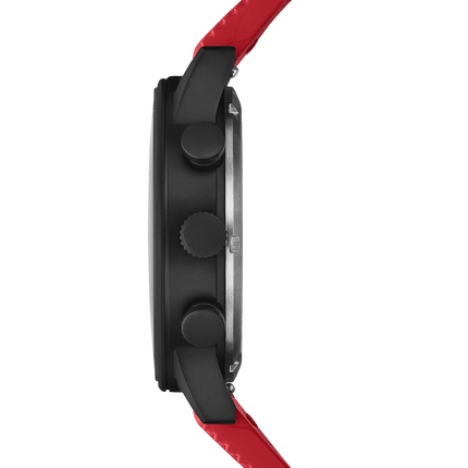 Swiss Military Minimalist Chronograph Watch – FKM-Rubber, Red| SM34114.14 image 1