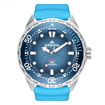 NORTH EDGE Tactical TRITON Solar 300m Waterproof Diving Watch