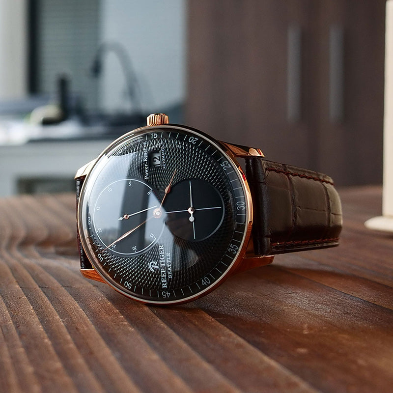 Reef Tiger Men's Seattle Navy 1 Series Automatic Watch image 6