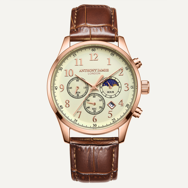 Moonphase Chronograph Rose White image 0