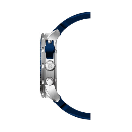 THUNDERBIRDS Aircraft Ejector Tachy Chronograph Silicone Strap Watch Blue image 3