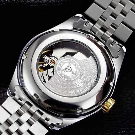 TEVISE Classic Automatic Calendar Silver/Black Watch image 2