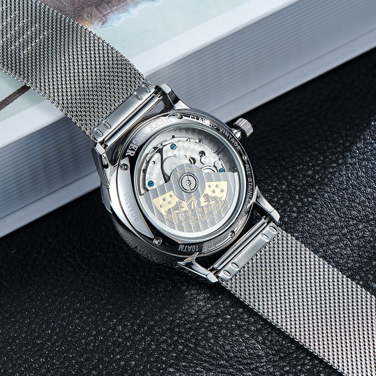 Reef Tiger Men's Seattle Navy 1 Series Automatic Watch image 7