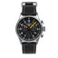 BAUHAUS AVIATION Men's Flight Control Leather Strap Watch 27885 image 2