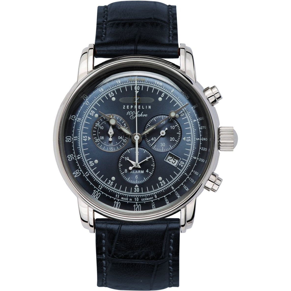 ZEPPELIN 7680-3 100 Jahre Zeppelin Leather Watch image 0