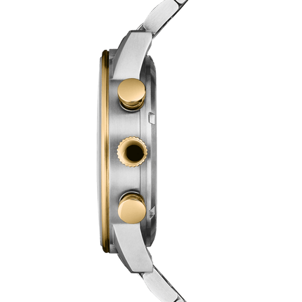 Swiss Military Minimalist Chronograph Watch -White, Bicolor | SM34114.04 image 1