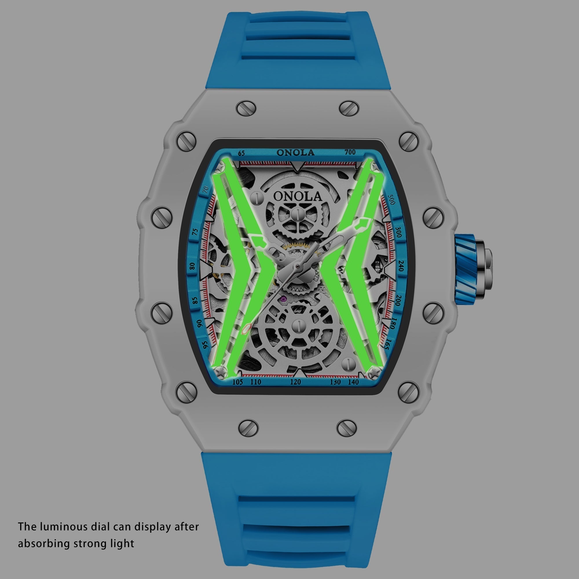 ONOLA Rhythm Automatic Mechanical Watch MILK image 3